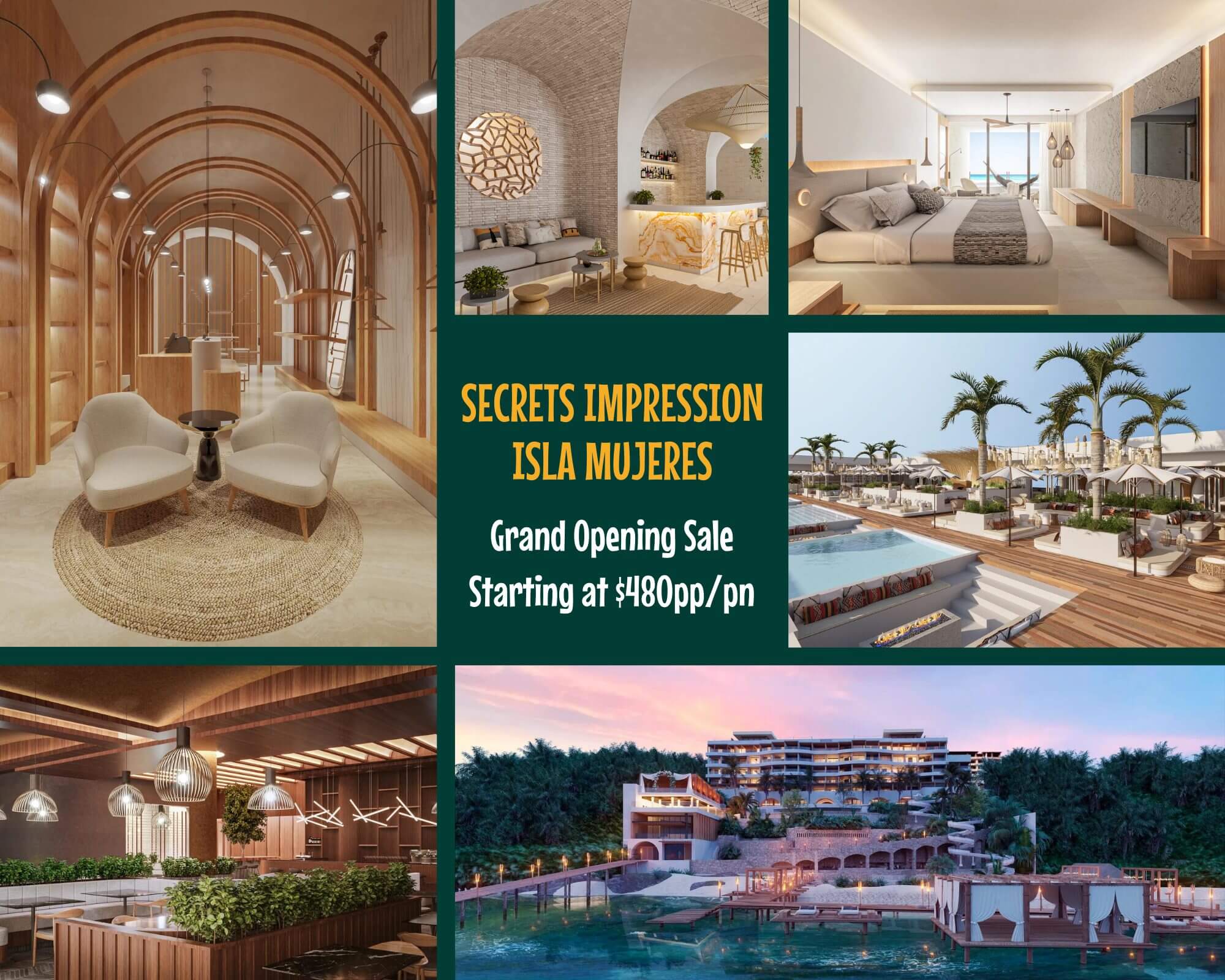 Secrets Impression Isla Mujeres Grand Opening Sale Travel Deals