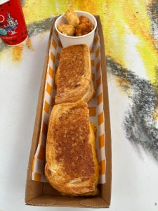 Grilled Cheese at Woody's Lunch Box