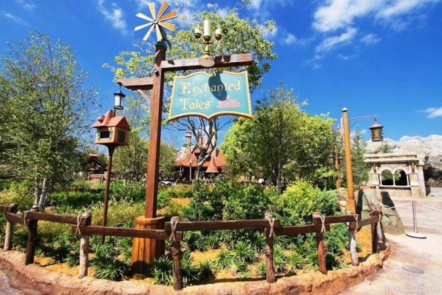 Enchanted Tales with Belle Entrance Sign