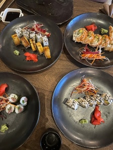 Dining at Suki - The Japanese Restaurant at Secrets Moxche