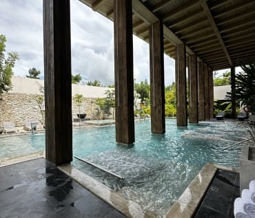 Main Spa Pool at Secrets Moxche & Impression Moxche