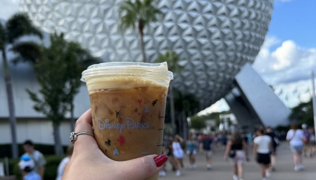 Kicking Off The Day With A Starbucks at Epcot