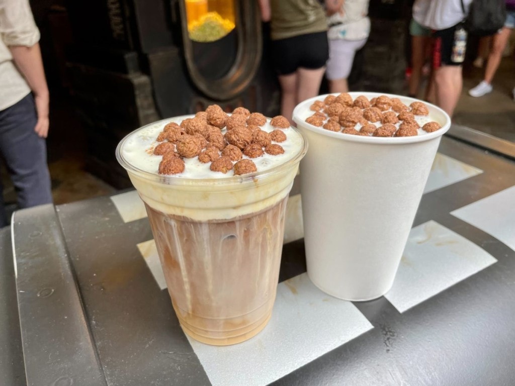 Coco Puff-Topped Cold Brew Black Caf at Kat Saka’s Kettle in Disney's Hollywood Studios
