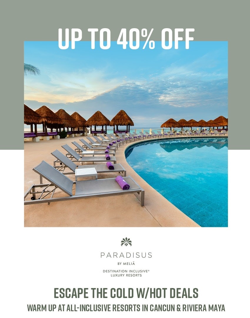 Up To 40% Off Paradisus