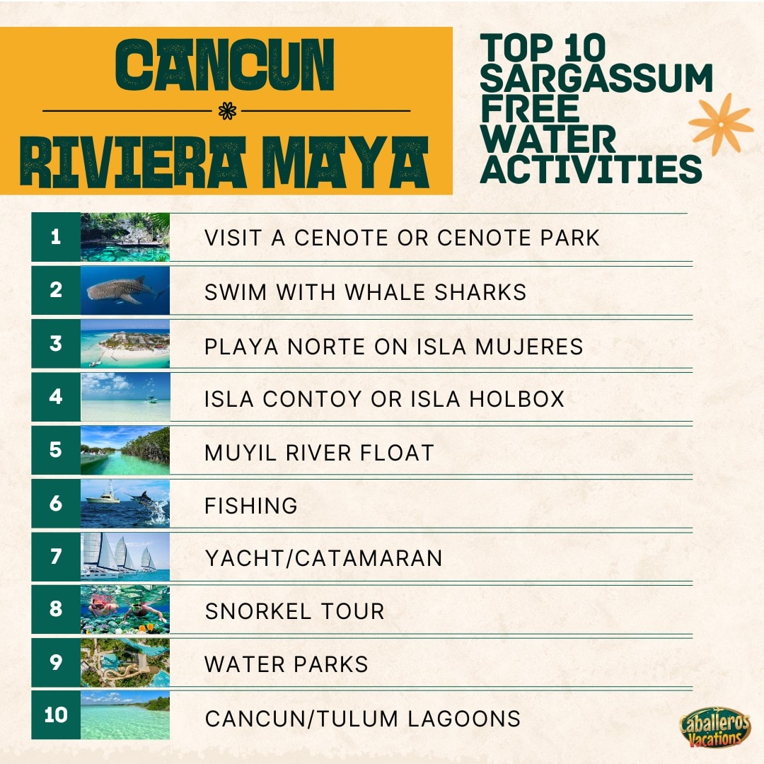 Top 10 Sargassum Free Water Activities in the Riviera Maya